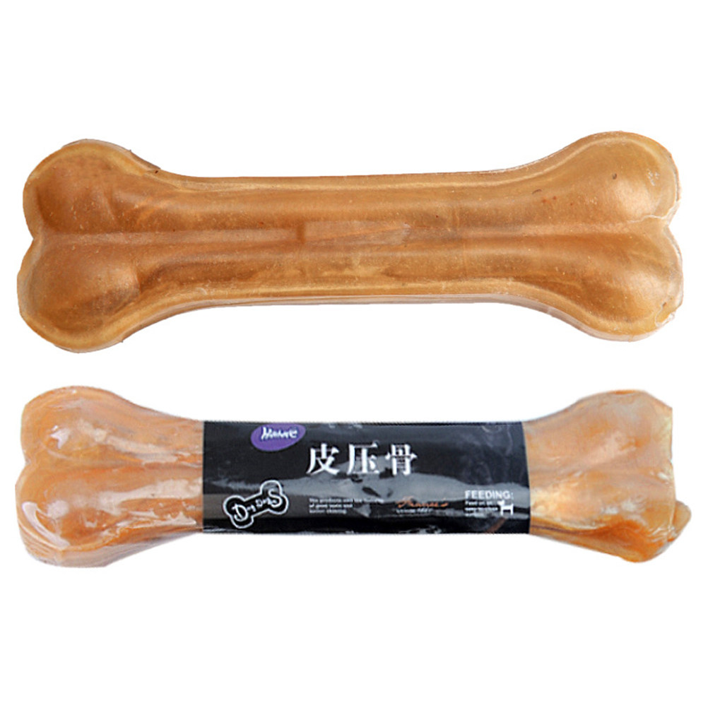 Teeth Cleaning Dog Chew Bone - 8Inch Bone Style Pet Chew for