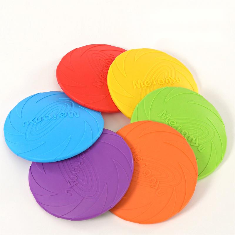 Flying Disc Dog Training Toy - MeianjuBite Resistant Flying Disc Toys For