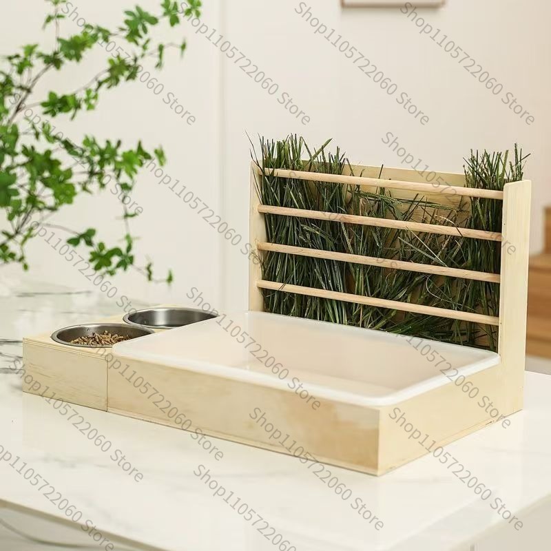 Wooden Rabbit Hay Feeder, Mini - Pet Beds recension och pris