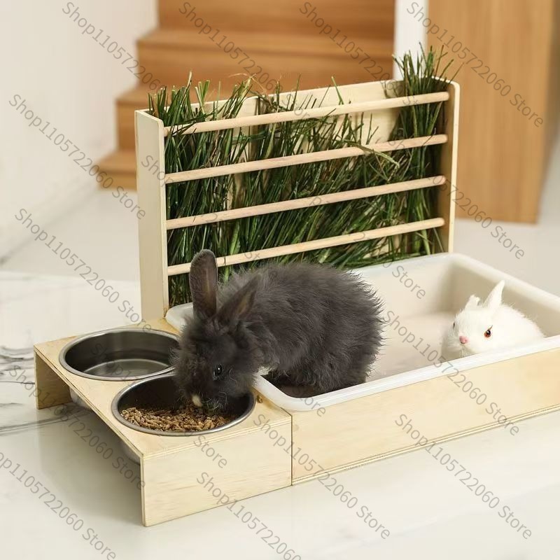Wooden Rabbit Hay Feeder, Mini - Pet Beds recension och pris