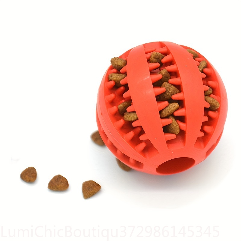 Rubber Treat‑Dispensing Dog Ba - Rubber Treat Dispensing Dog Toy recension och pris