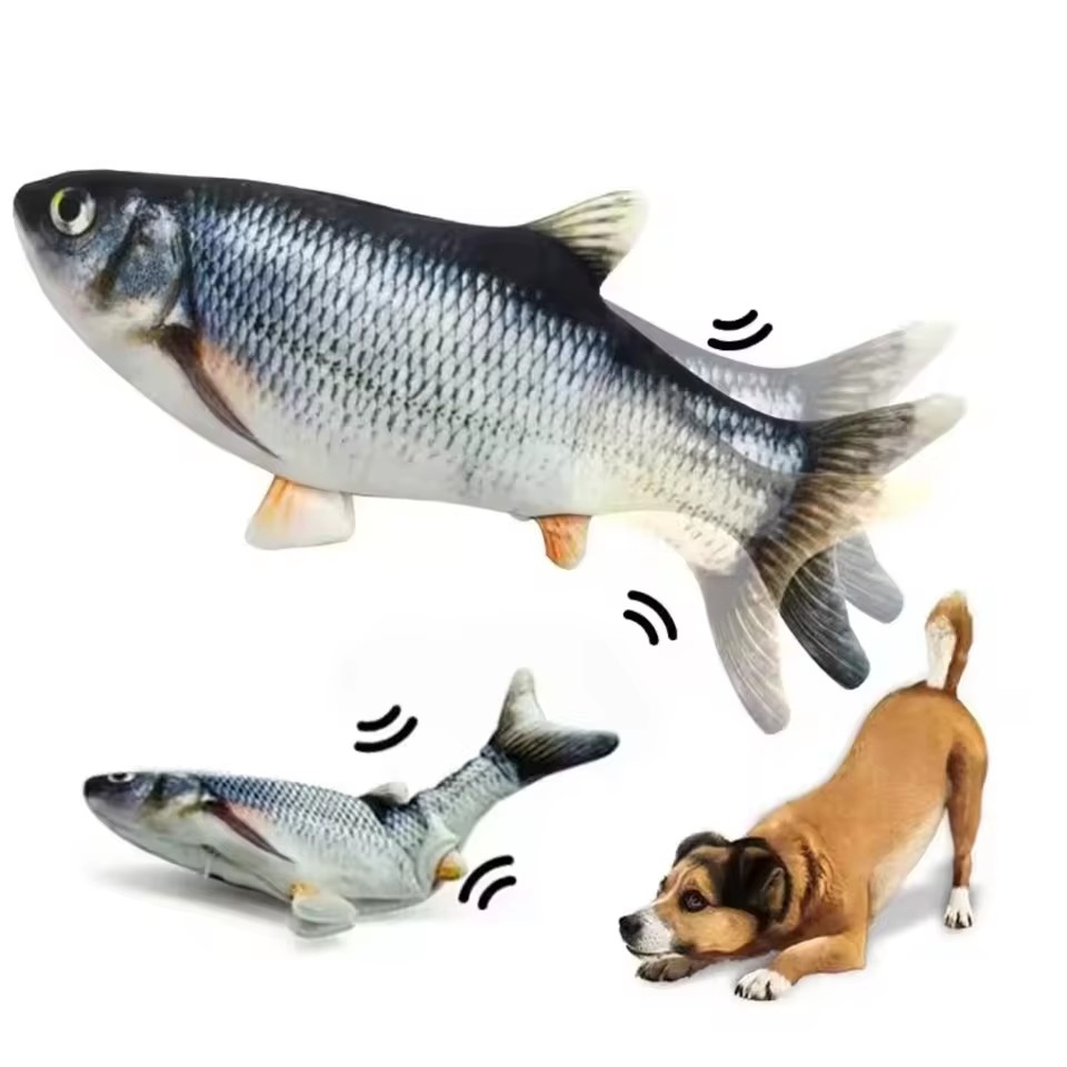 Cat Dog Toy Fish USB Charging  - Electric Floppy Fish Dog Toy recension och pris
