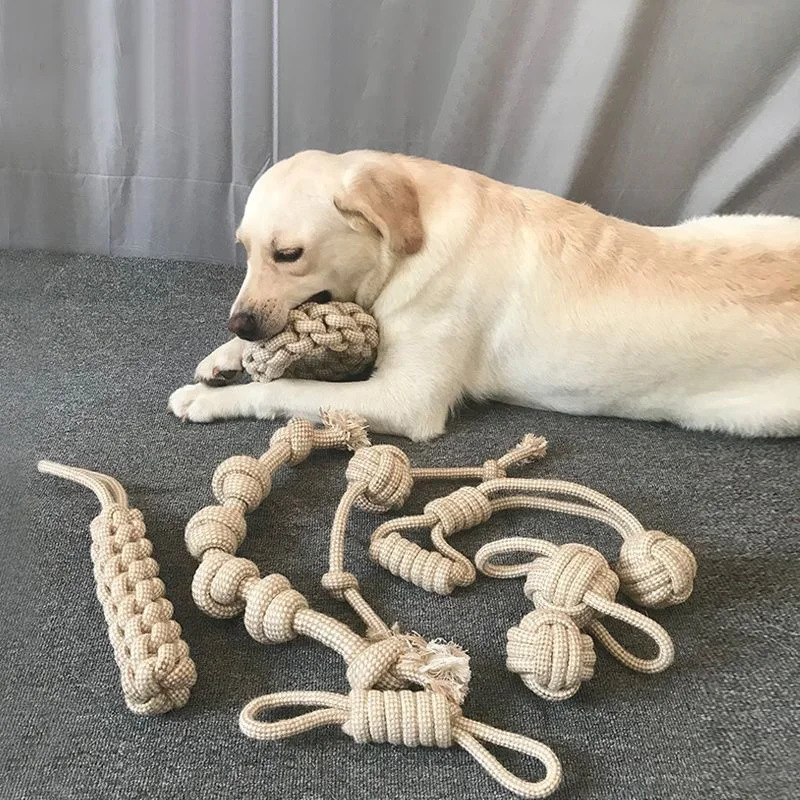Durable Knotted Rope Toys for  - Dog Rope Toy Aggressive Chewers recension och pris