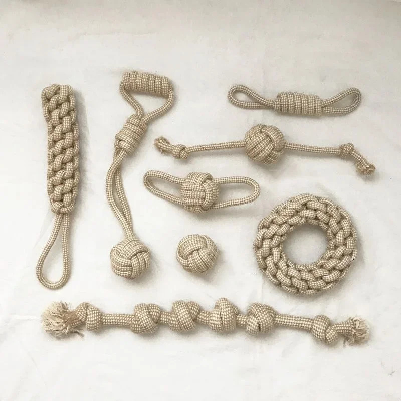 Durable Knotted Rope Toys for  - Dog Rope Toy Aggressive Chewers recension och pris