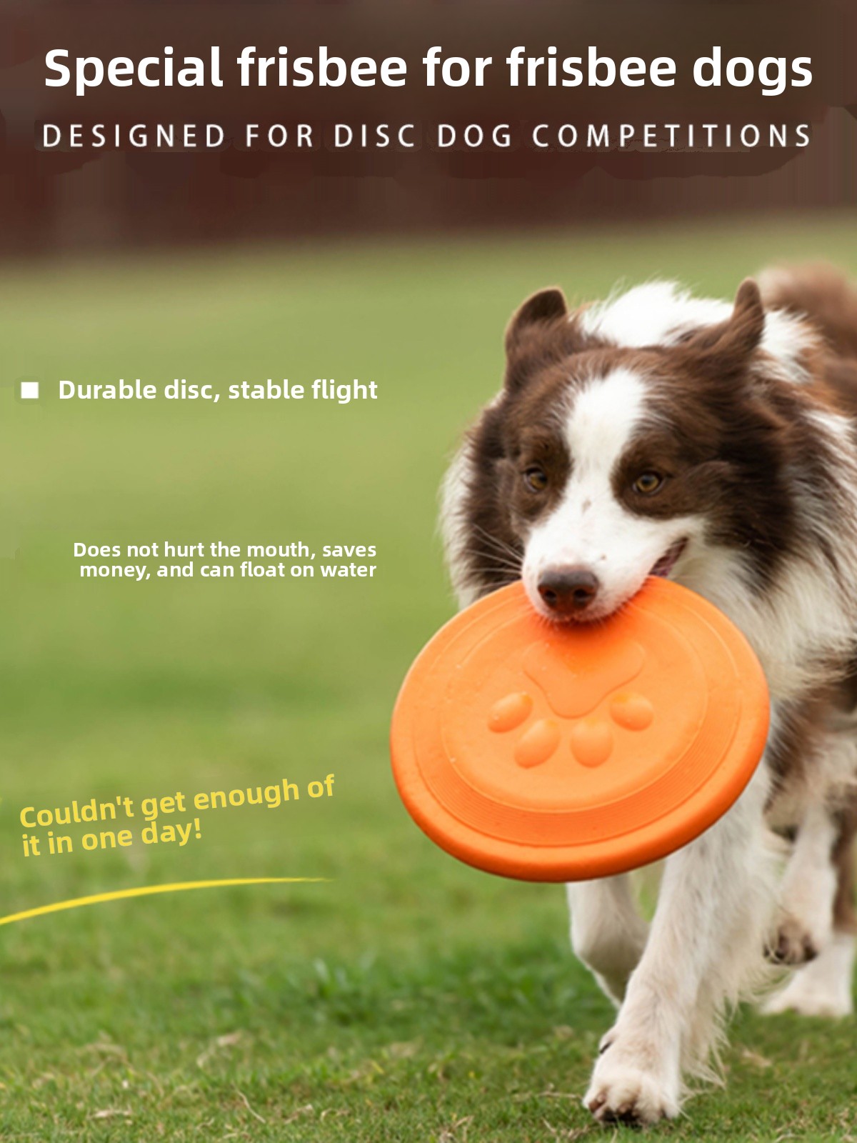 Dog Flying Disc Soft Durable B - Flying Disc Dog Training Toy recension och pris