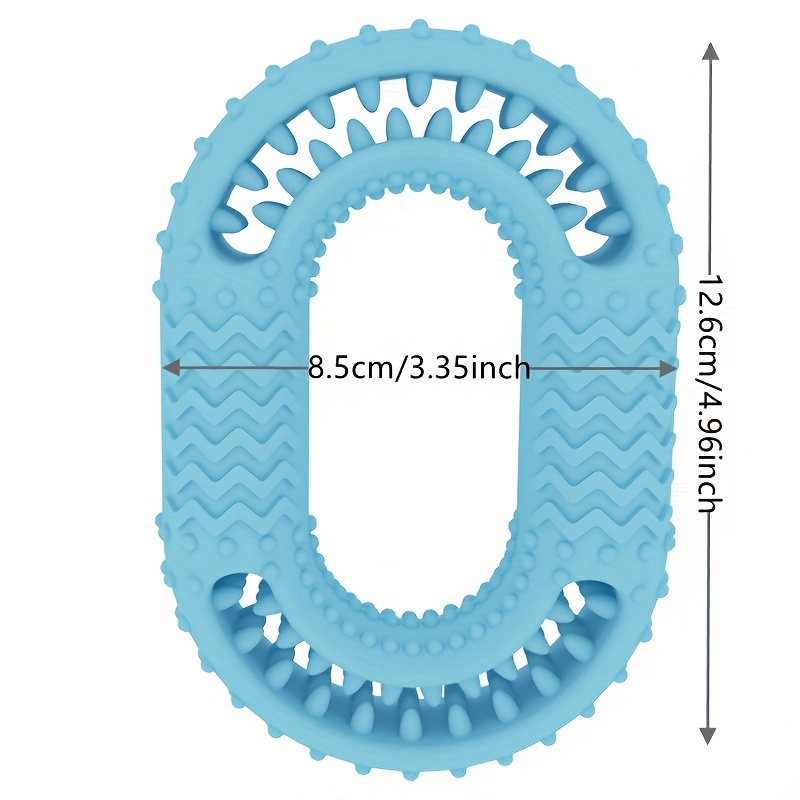 O-Ring Dog Chew Toy, TPR Pet T - Interactive Squeaky Plush Dog Toy recension och pris
