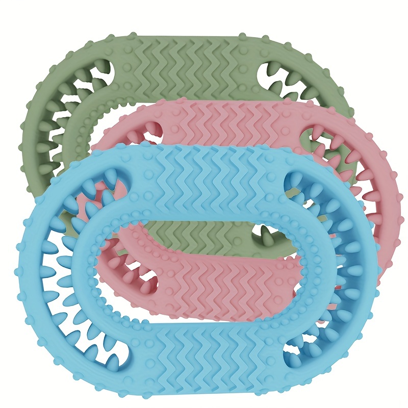 O-Ring Dog Chew Toy, TPR Pet T - Interactive Squeaky Plush Dog Toy recension och pris