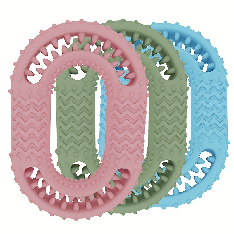 O-Ring Dog Chew Toy, TPR Pet T - Interactive Squeaky Plush Dog Toy recension och pris
