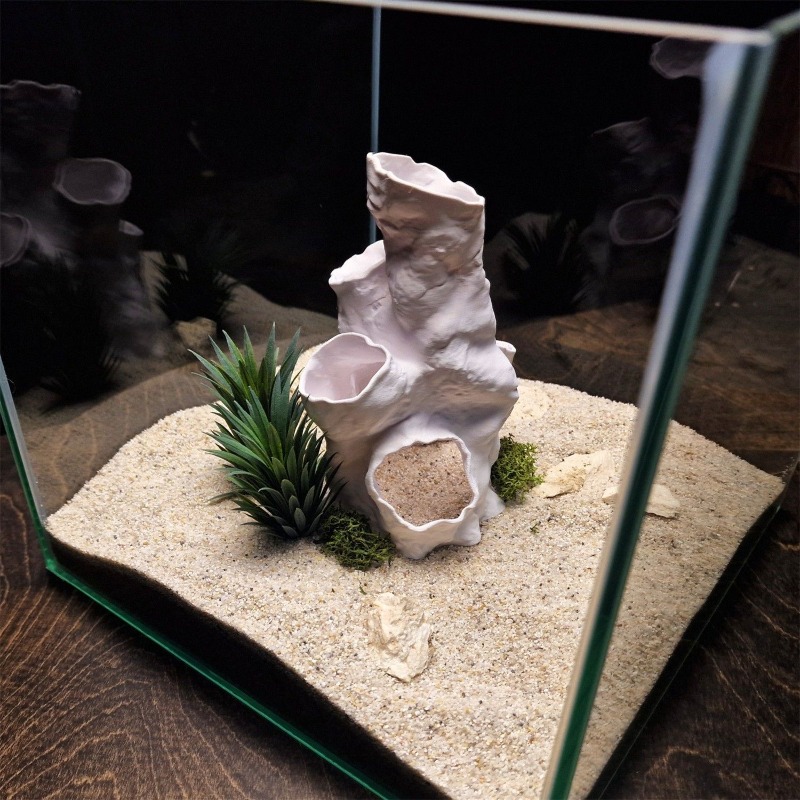 Hot Sale 3D Printed Coral Tunn - Aquarium recension och pris