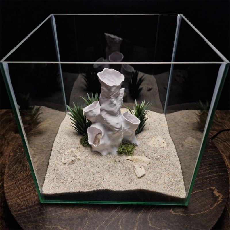 Hot Sale 3D Printed Coral Tunn - Aquarium recension och pris
