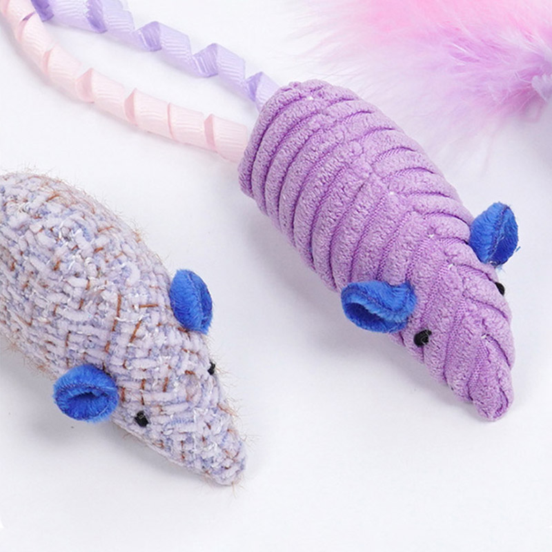 3pcs Realistic Mouse Plush Cat - Catnip Interactive Plush Mouse recension och pris