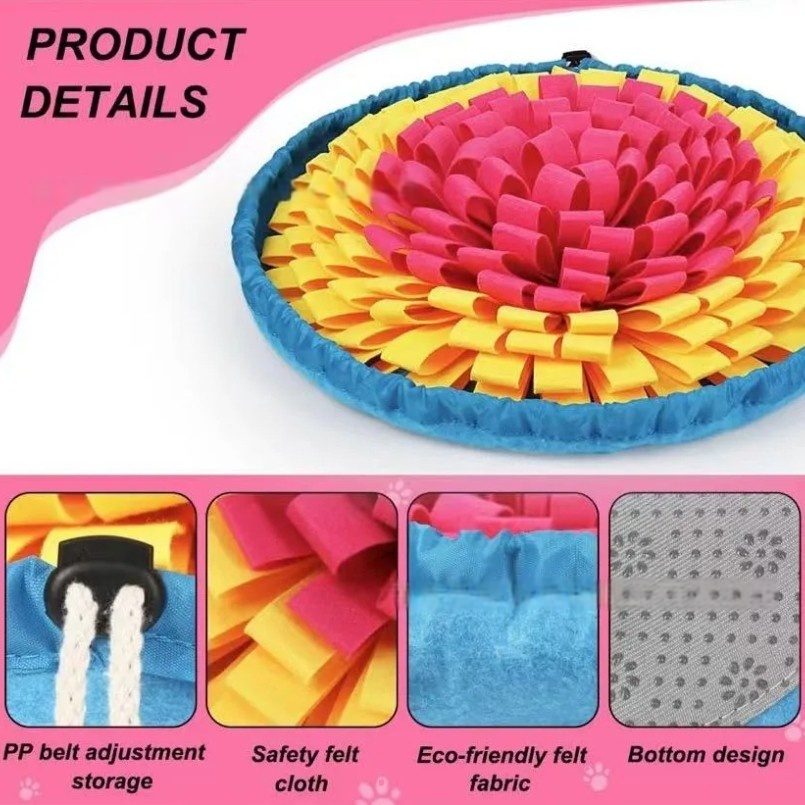 New Pet Sniffing Pad Flower-sh - Snuffle Mat For Dogs recension och pris
