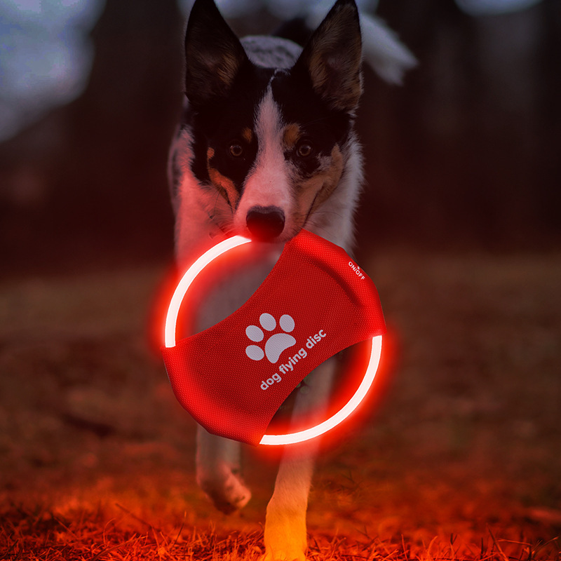 LED Dog Flying Disc,LED Light  - Flying Disc Dog Training Toy recension och pris
