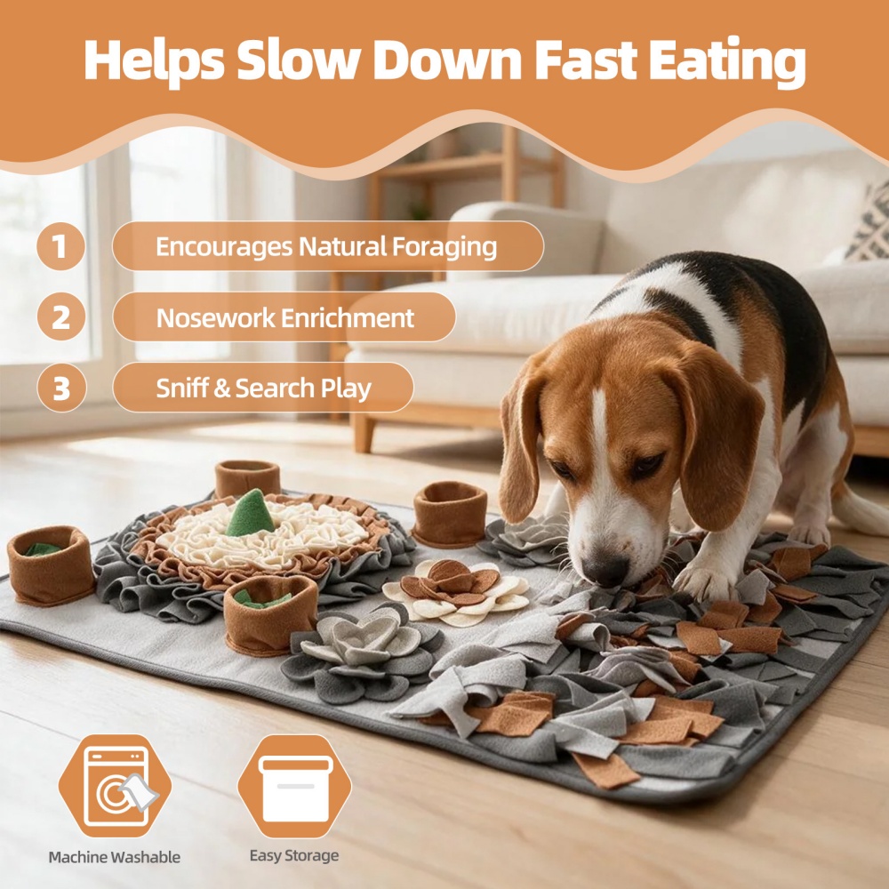 Multi-Layer Food Hiding Design - Snuffle Mat For Dogs recension och pris