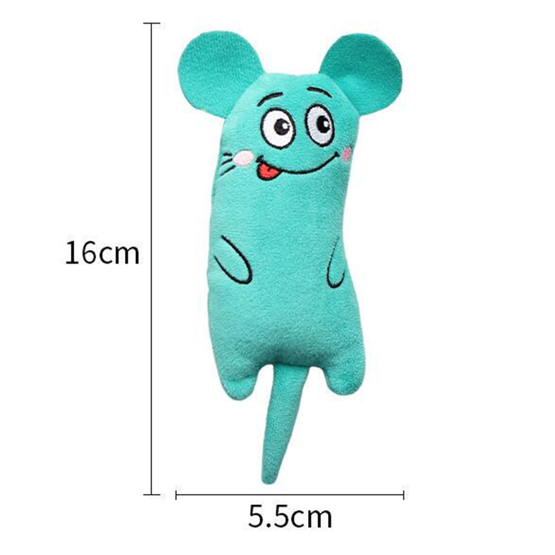 Funny Pet Plush Embroidery Cat - Catnip Interactive Plush Mouse recension och pris