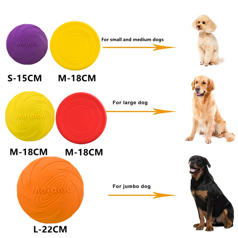 MeianjuBite Resistant Flying D - Flying Disc Dog Training Toy recension och pris