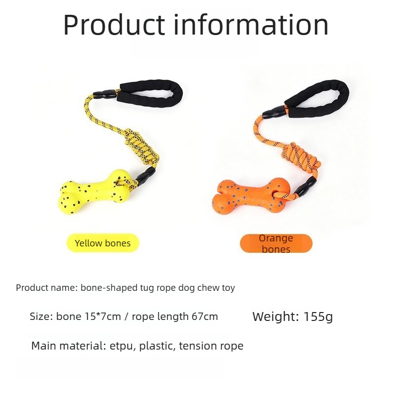Heavy Duty Dog Tug Rope Toy Wi - Dog Rope Toy Aggressive Chewers recension och pris