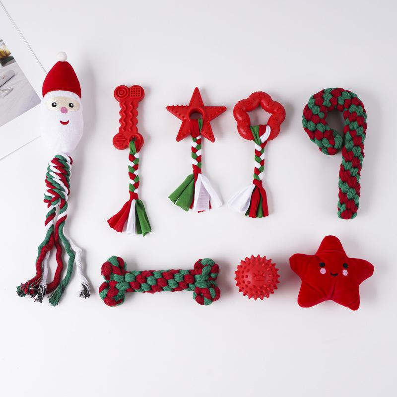 Cross-border dog toy woven rop - Indestructible Dog Chew Toy recension och pris