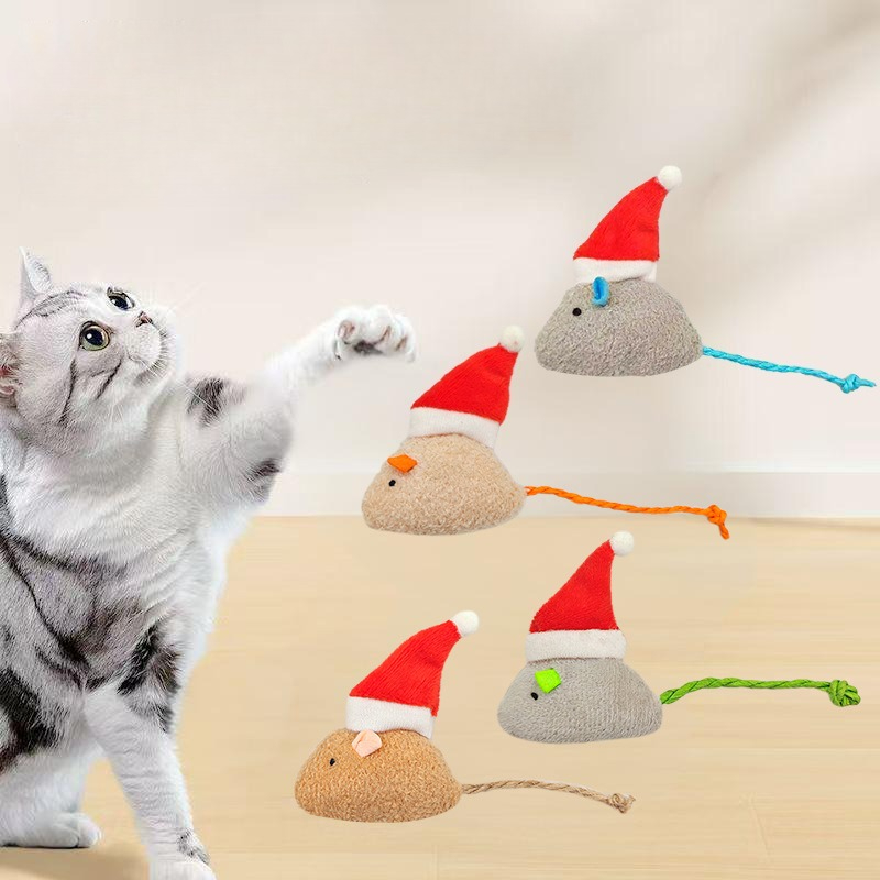 5pcs Cat Push Chew Toy Catnip  - Catnip Interactive Plush Mouse recension och pris