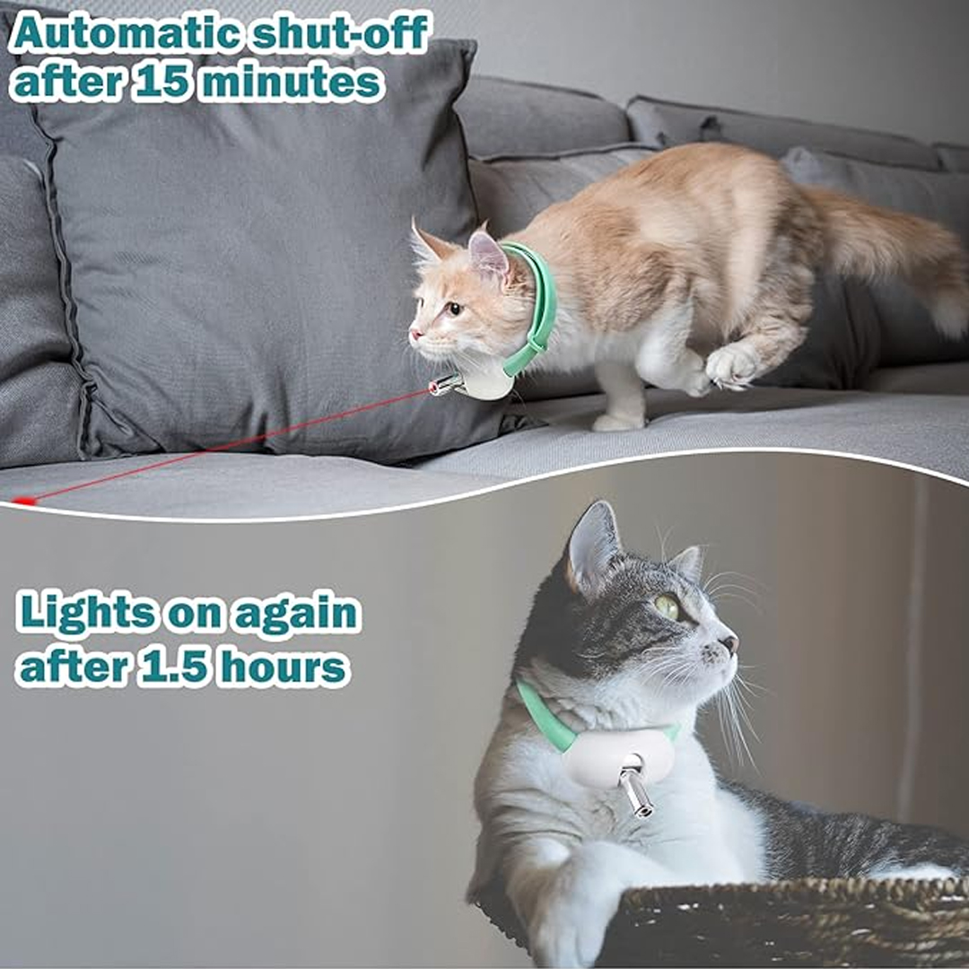 Laser Pointer Collar for Cats  - Laser Pointer Cat Toy Automatic recension och pris