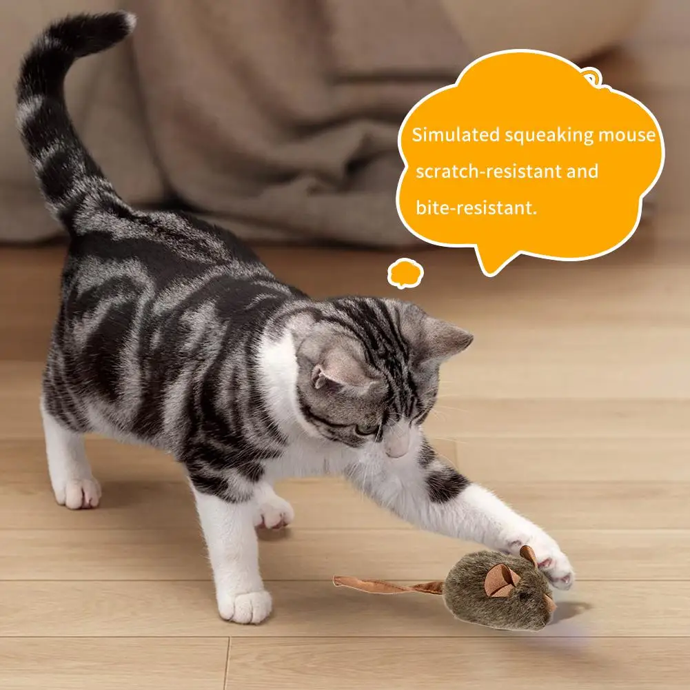 Funny Plush Mice Cat Toy Simul - Catnip Interactive Plush Mouse recension och pris