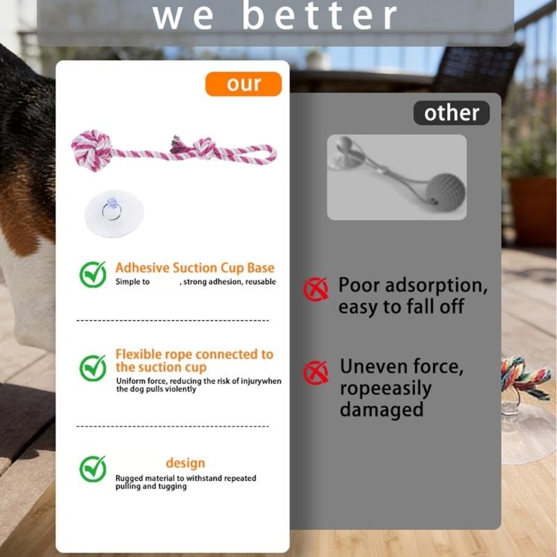 Interactive Dog Chewing Toy Tu - Suction Cup Dog Tug Toy recension och pris