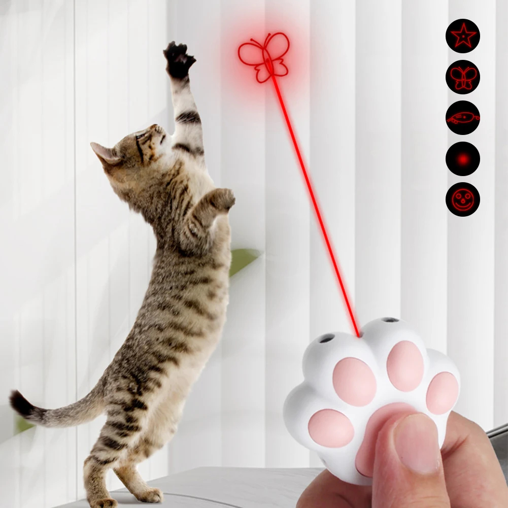 Funny Laser Pet Toys Rechargea - Interactive Squeaky Plush Dog Toy recension och pris