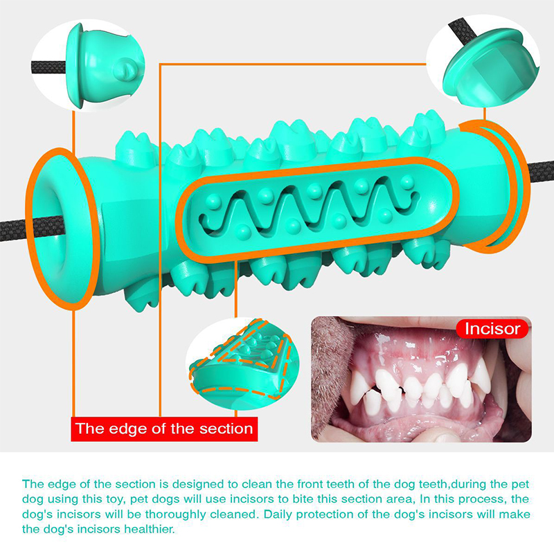 Dual Suction Cup Dog Chew Tug  - Dog Rope Toy Aggressive Chewers recension och pris