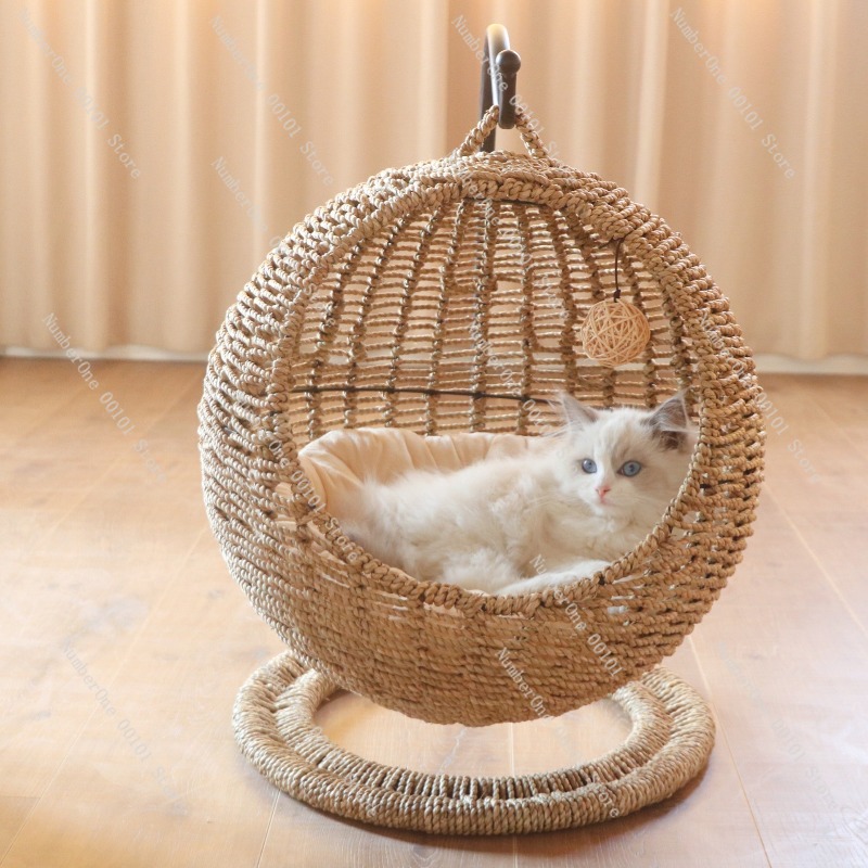 Rattan Cat Hanging Basket Bed  - Pet Beds recension och pris