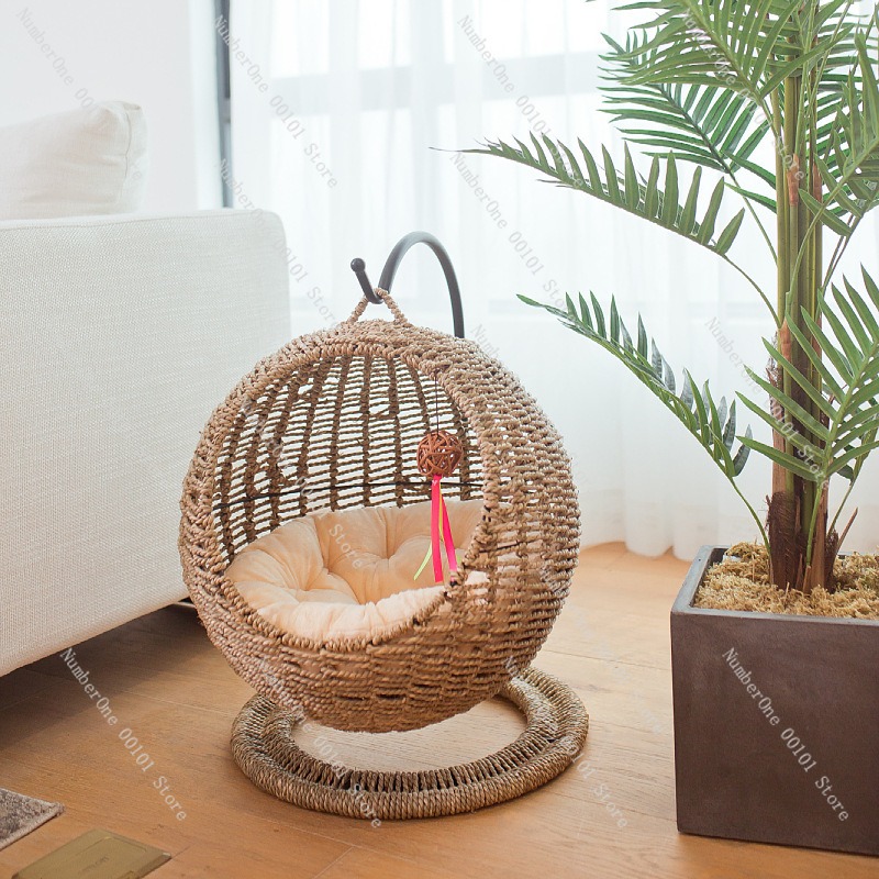 Rattan Cat Hanging Basket Bed  - Pet Beds recension och pris
