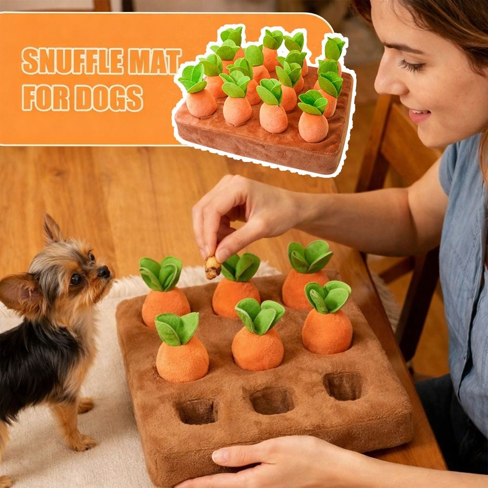 Stress Relief Carrot Snuffle M - Dog Puzzle Feeder Toy recension och pris