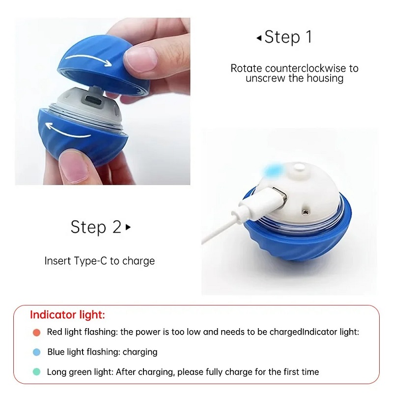 Automatic Moving Dog Toy Ball  - Automatic Moving Dog Ball recension och pris