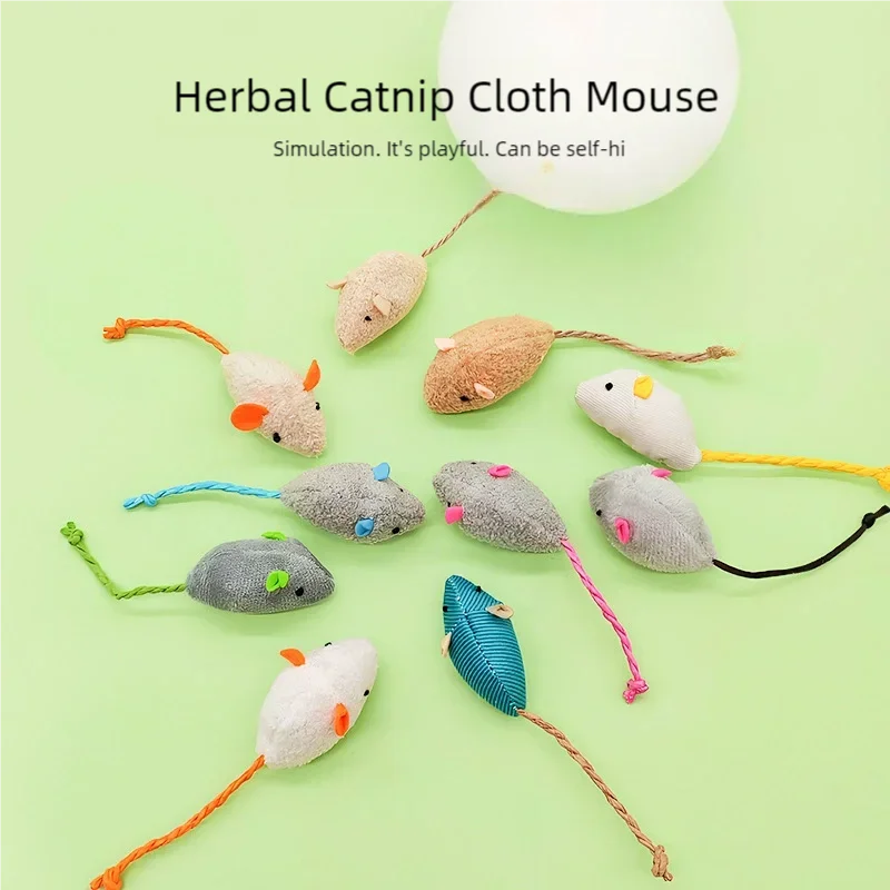 Pet Toy Catnip Mice Cats Toys  - Catnip Interactive Plush Mouse recension och pris