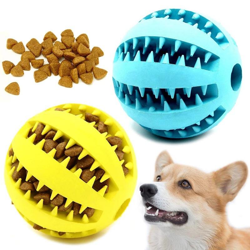 Interactive Dog Toy Ball Rubbe - Rubber Treat Dispensing Dog Toy recension och pris