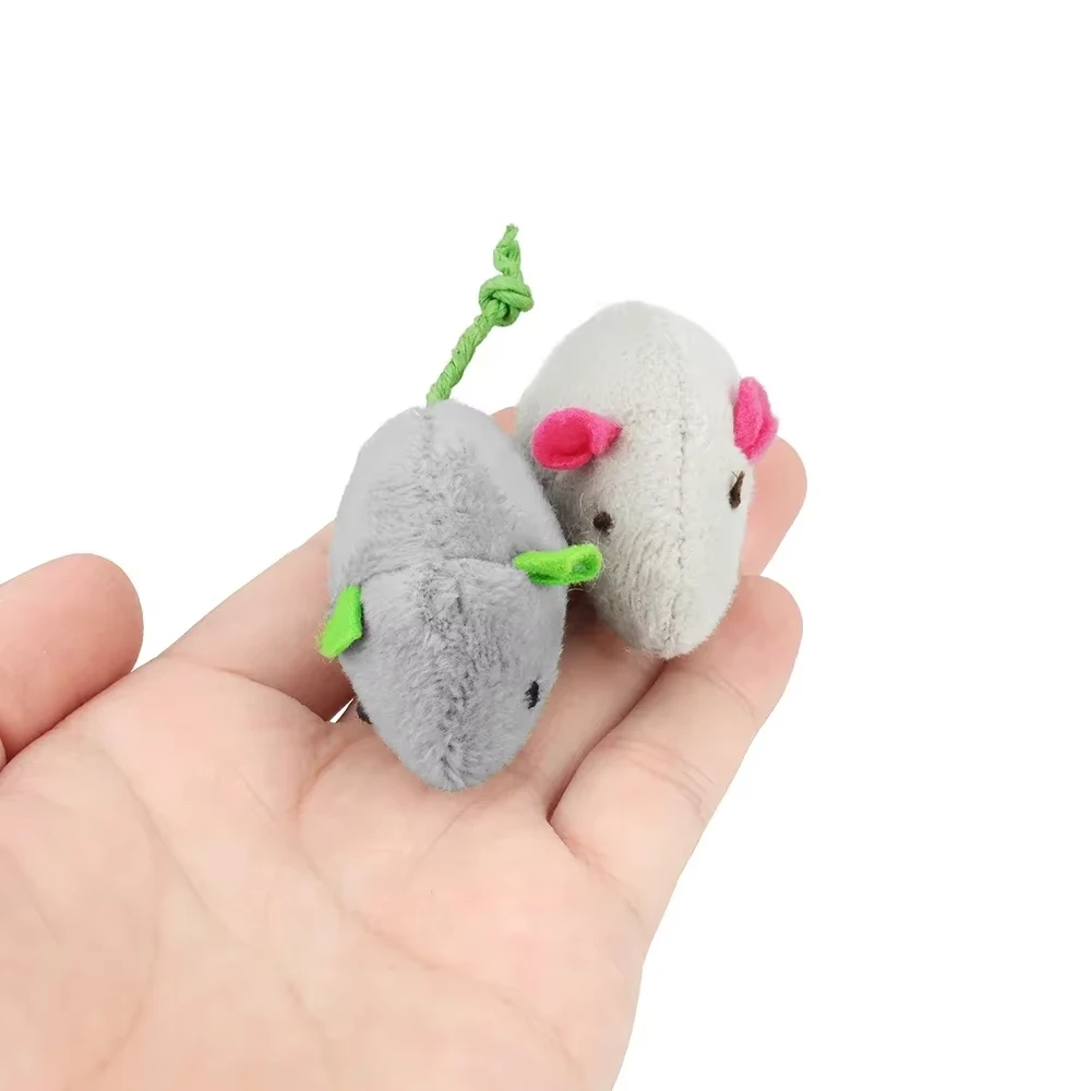 5pcs Rattle Cat Mouse Toys Als - Catnip Interactive Plush Mouse recension och pris