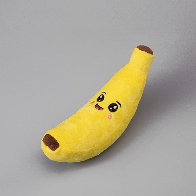 Squeaky Banana Plush Dog Toy D - Interactive Squeaky Plush Dog Toy recension och pris