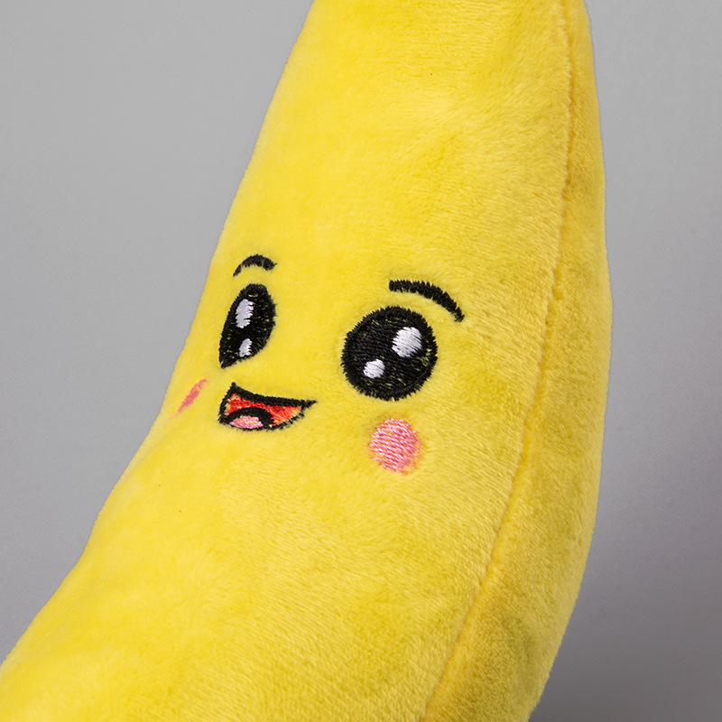 Squeaky Banana Plush Dog Toy D - Interactive Squeaky Plush Dog Toy recension och pris