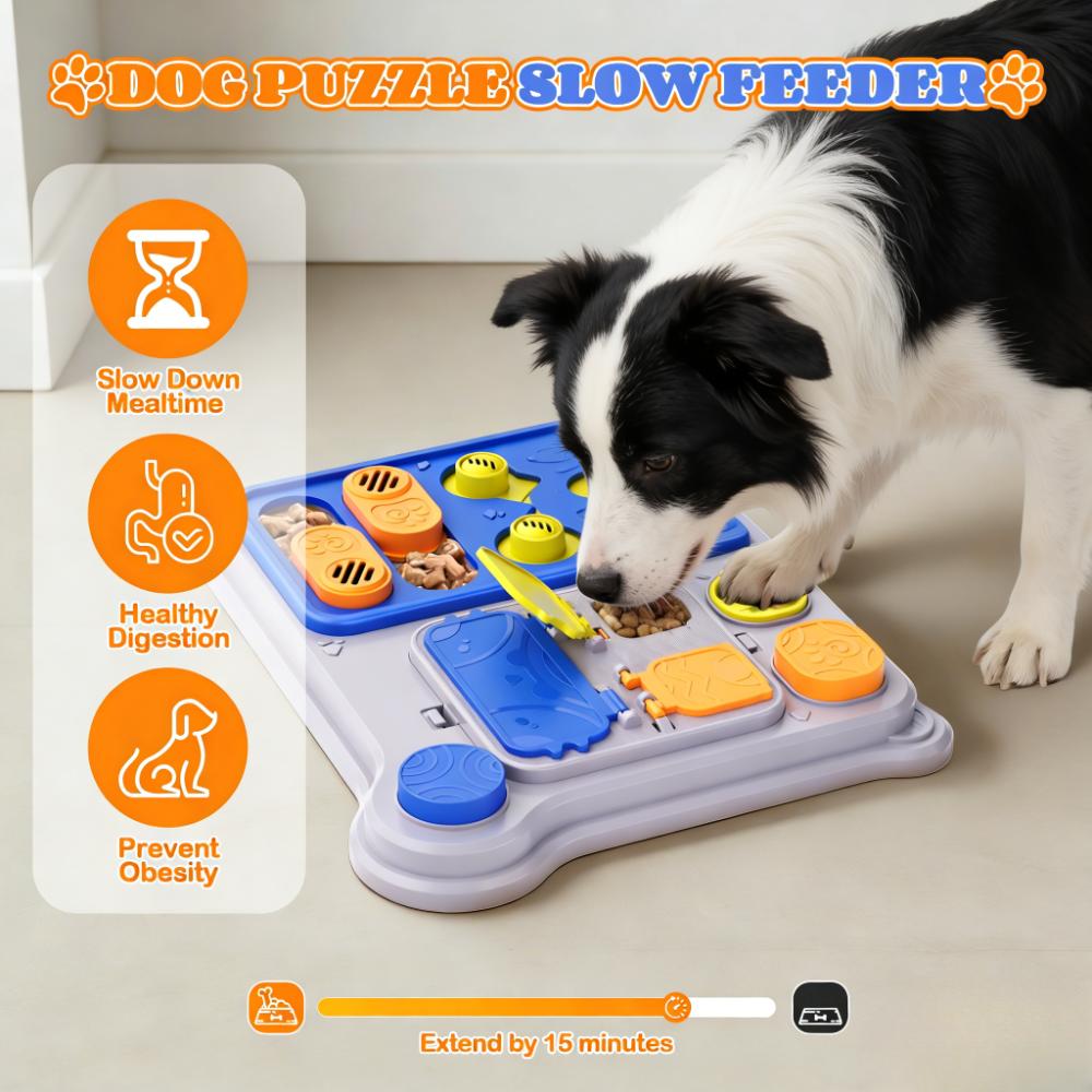 Dog Puzzle Toy & Pet Feeder -  - Dog Puzzle Feeder Toy recension och pris
