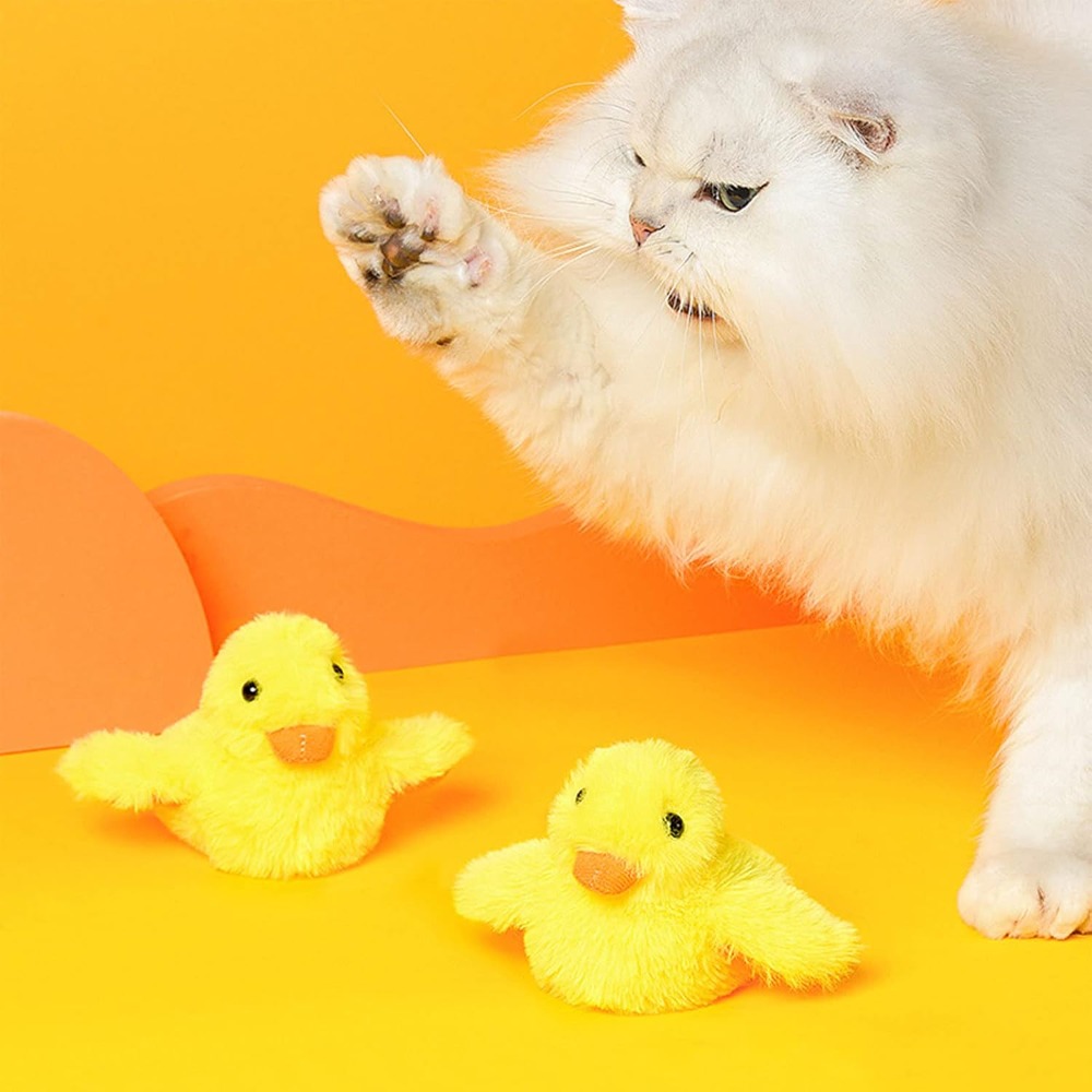 Electric Duck Cat Toy Interact - Catnip Interactive Plush Mouse recension och pris