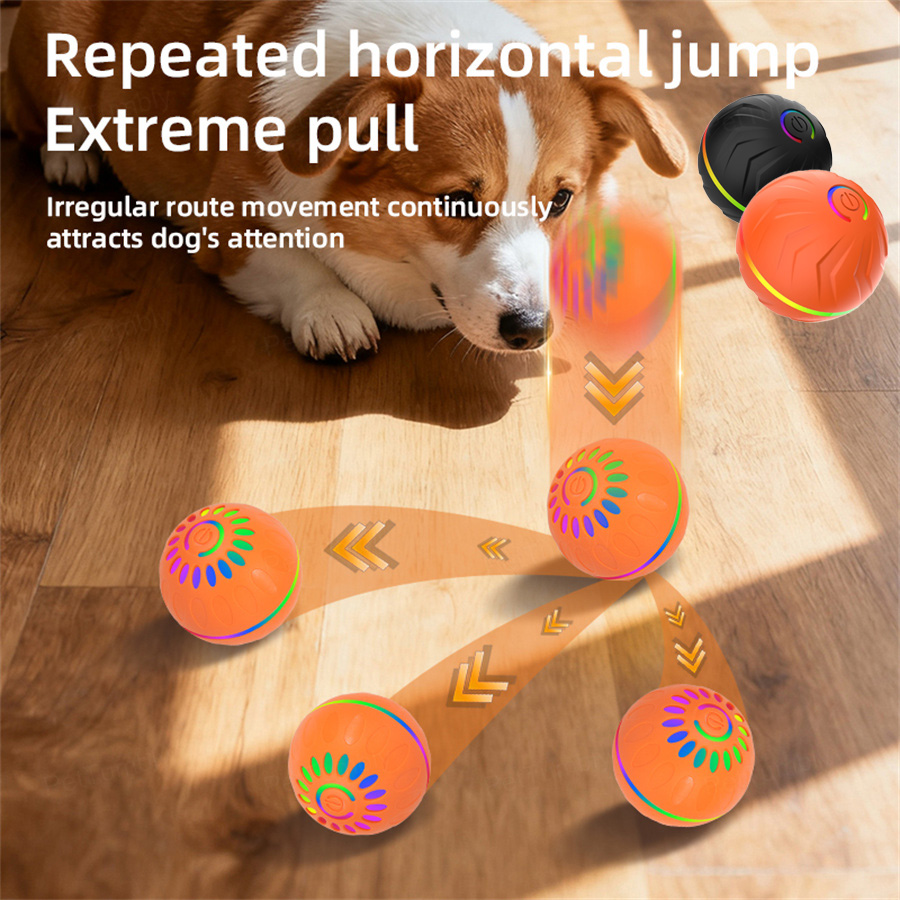 Interactive Smart Dogs Toys Ba - Automatic Moving Dog Ball recension och pris