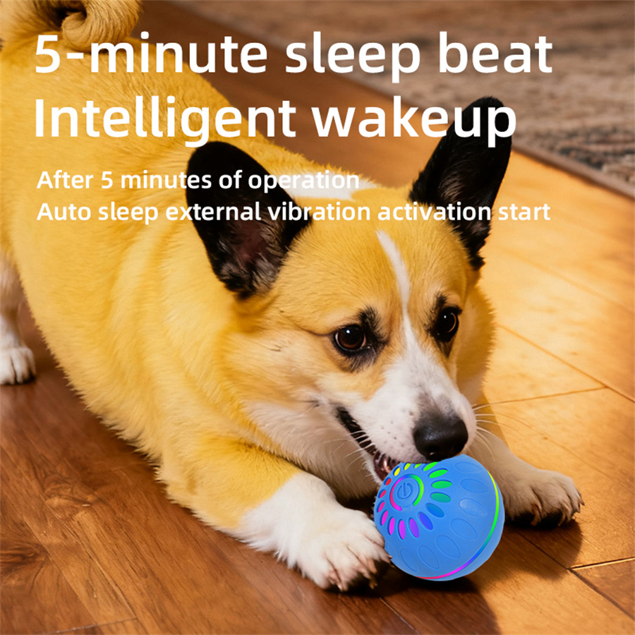 Interactive Smart Dogs Toys Ba - Automatic Moving Dog Ball recension och pris