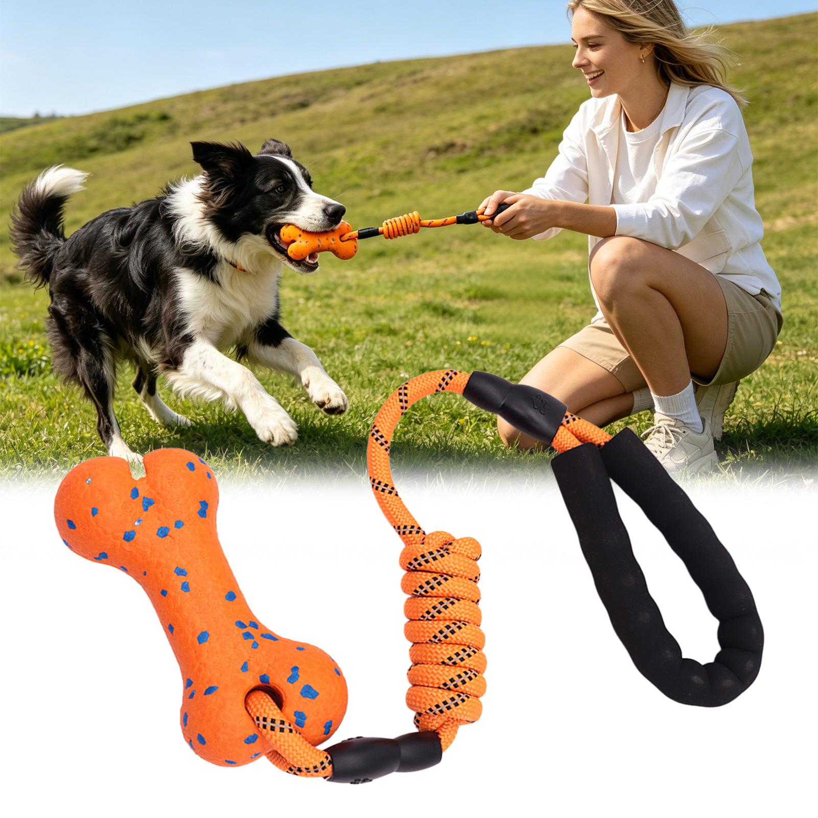 Tug Of War Dog Toy Interactive - Dog Rope Toy Aggressive Chewers recension och pris