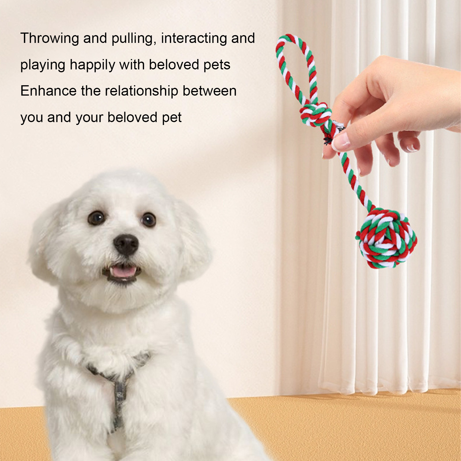 Dog Chew Rope Toys Set Christm - Dog Rope Toy Aggressive Chewers recension och pris