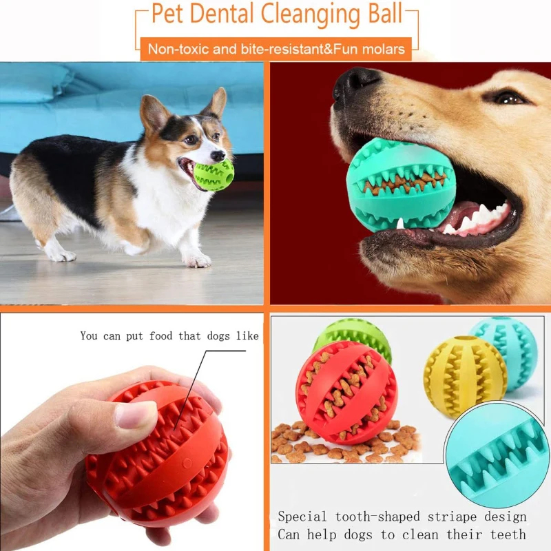 1/2pcs Dog Toy Ball Interactiv - Dog Puzzle Feeder Toy recension och pris